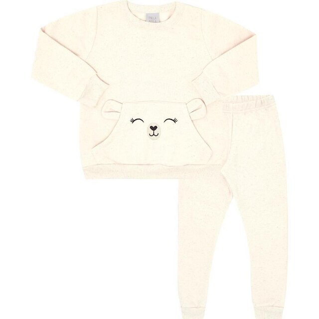 Conjunto Infantil Moletom Menina Pulla Bulla Ref. 50226
